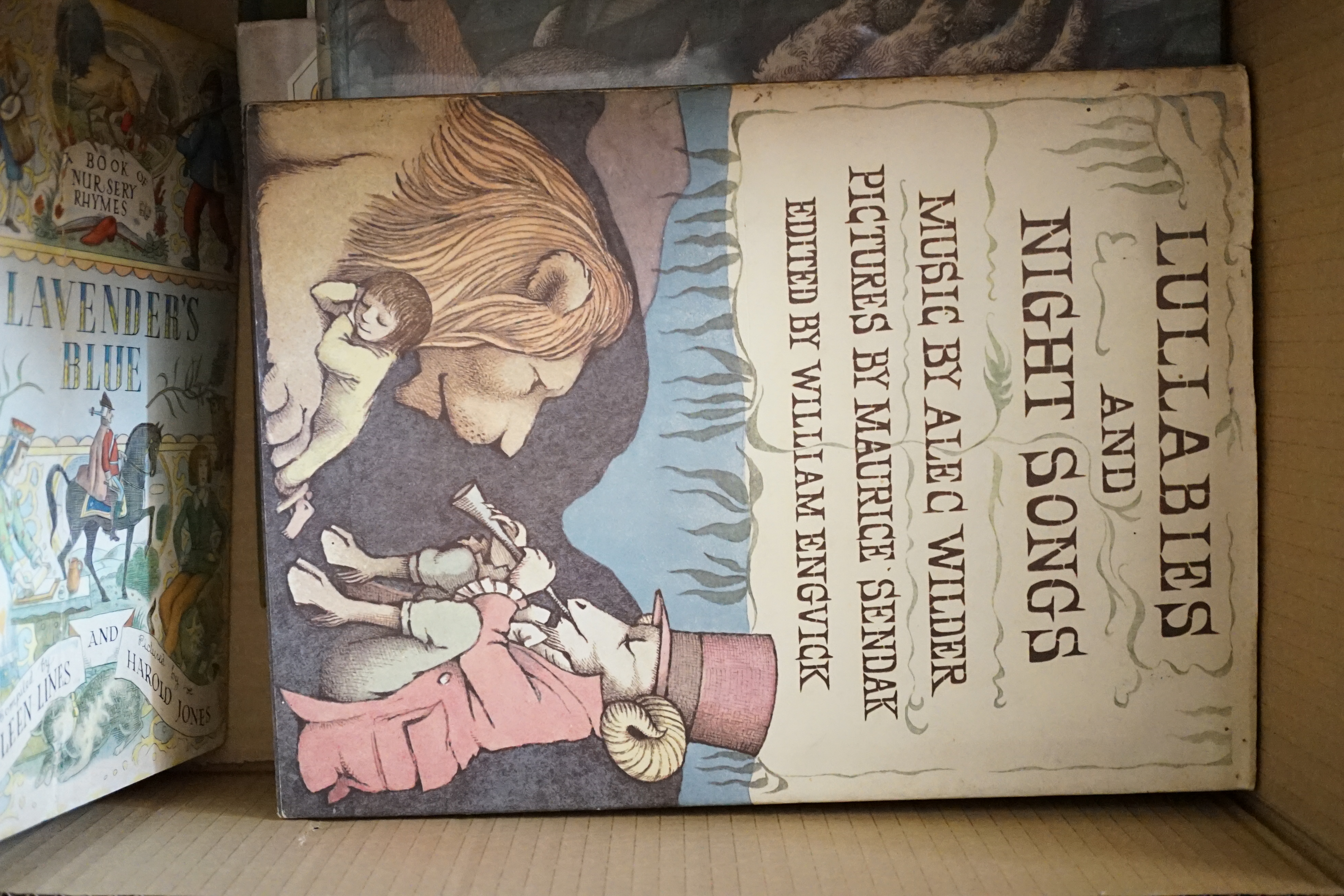 Lanes, Selma G. - The Art of Maurice Sendak. 1st edition. d-page coloured pictorial title, coloured plates (some folded, 1 a pop-up) and other illus.; publisher's coloured pictorial boards and printed cellophane d/wrappe